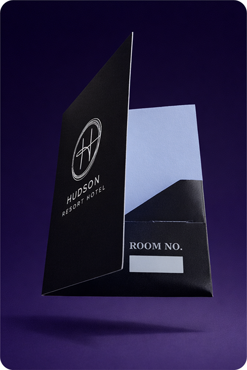 Custom branded plastic card